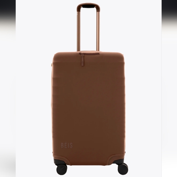 BEIS The Medium Check-In Luggage Cover in Maple - Picture 2 of 9